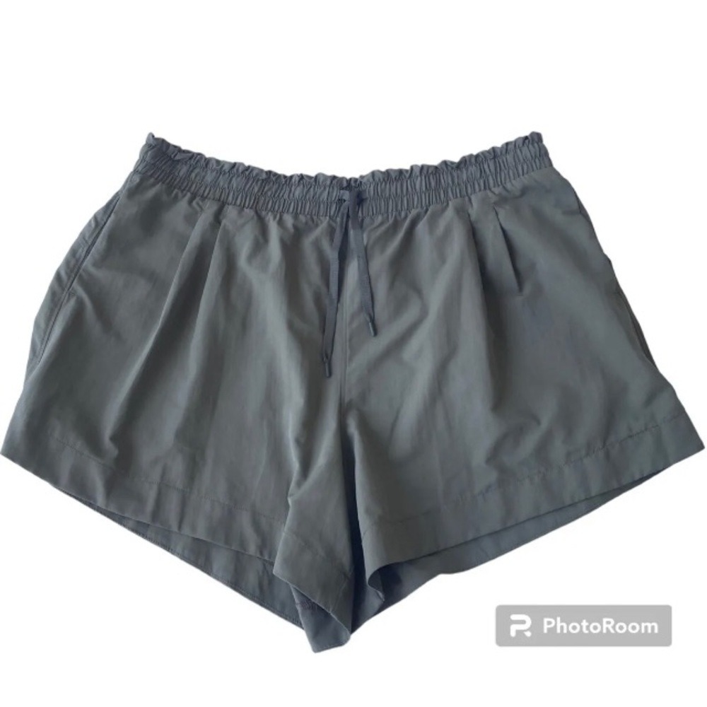 NWT All In Motion Ladies XXL Resort Short Moss Green High Rise Pocket Drawstring